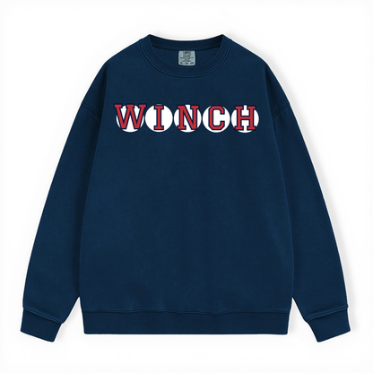 WINCH RETIRED SOX LETTER CREWNECK