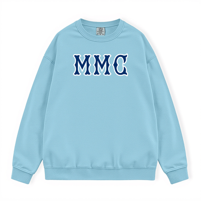 MMC NAVY SOX LETTERS CREWNECK
