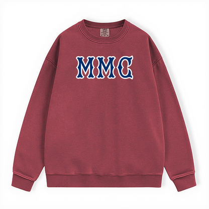 MMC NAVY SOX LETTERS CREWNECK