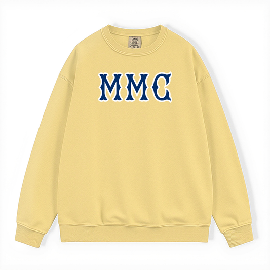 MMC NAVY SOX LETTERS CREWNECK