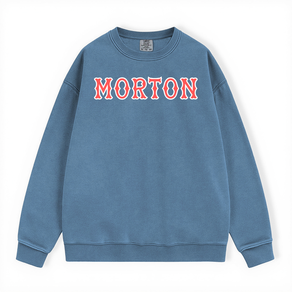 MORTON SOX LETTERS CREWNECK