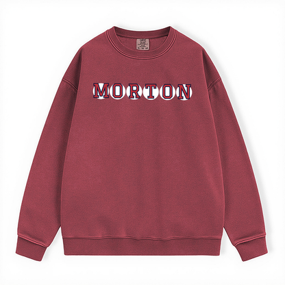 MORTON RETIRED SOX LETTERS CREWNECK