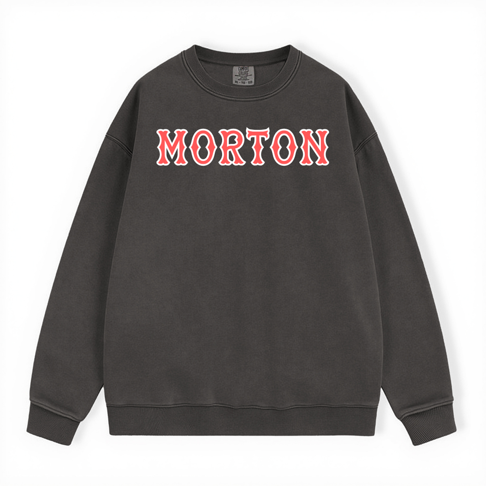 MORTON SOX LETTERS CREWNECK