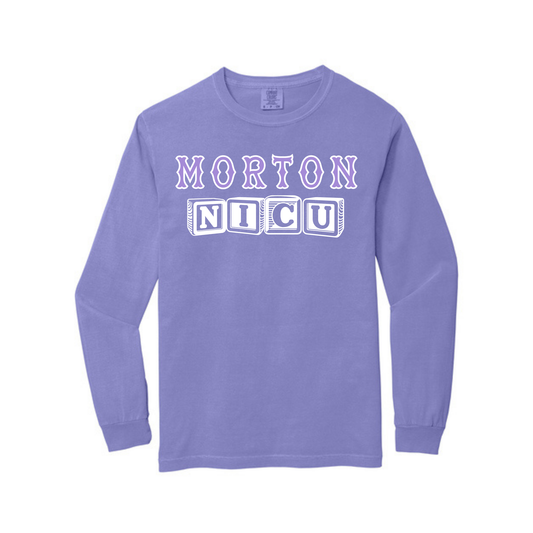 MORTON BLOCK LETTERS NICU LONG SLEEVE
