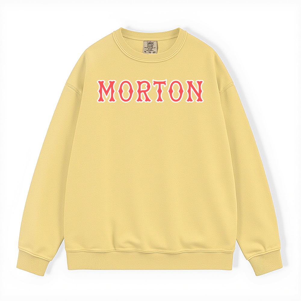 MORTON SOX LETTERS CREWNECK
