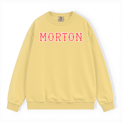 MORTON SOX LETTERS CREWNECK