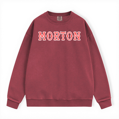 MORTON SOX LETTERS CREWNECK