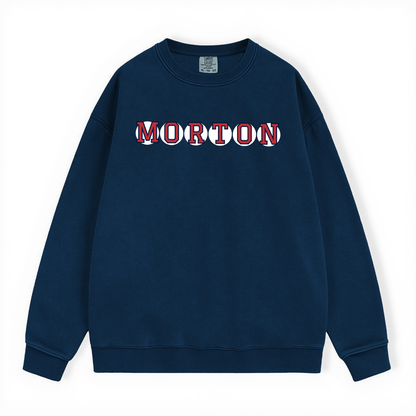 MORTON RETIRED SOX LETTERS CREWNECK