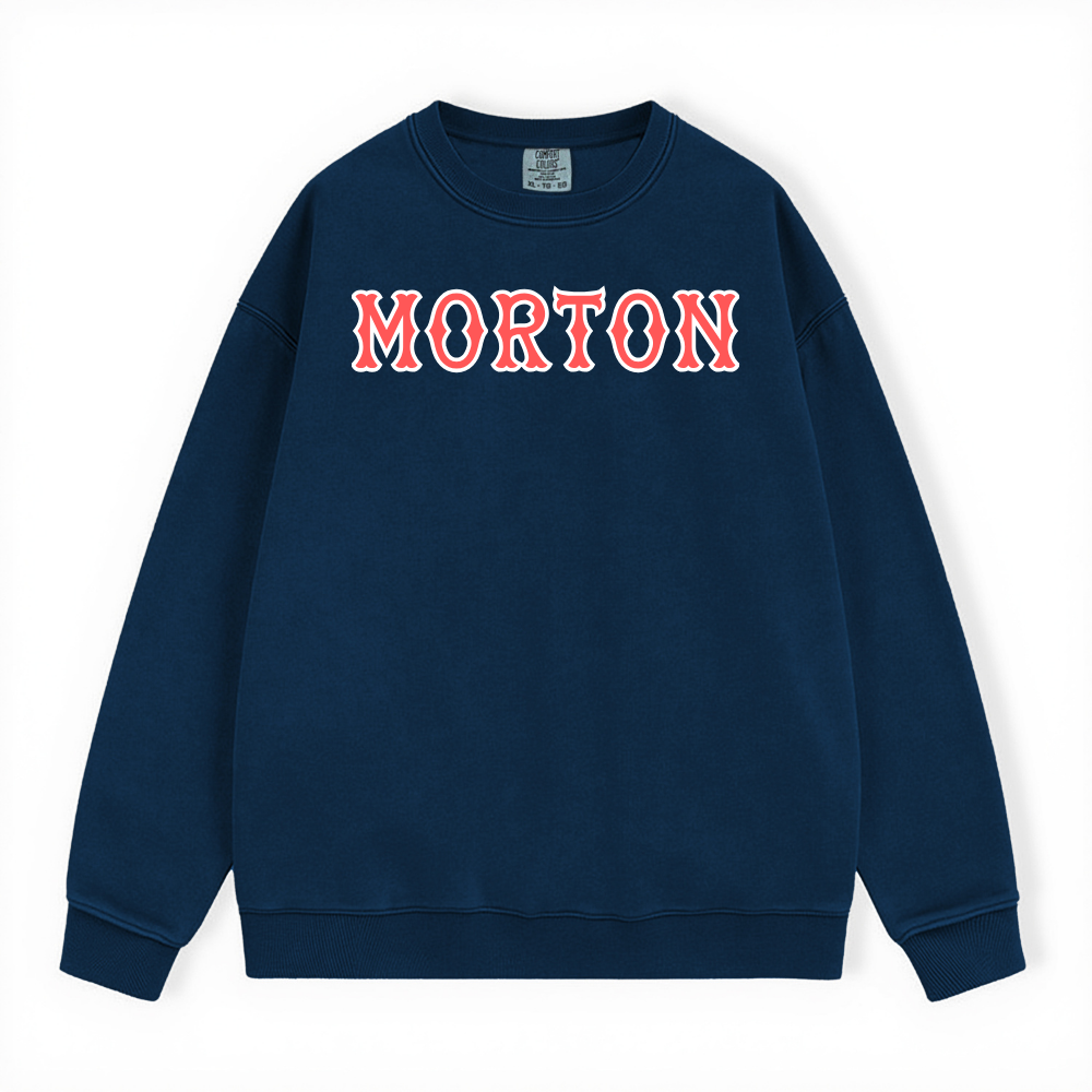 MORTON SOX LETTERS CREWNECK