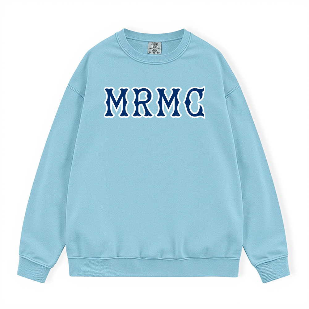 MRMC NAVY SOX LETTERS CREWNECK