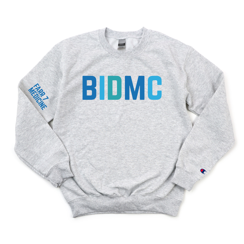 MULTICOLOR BLUE  BIDMC FARR 7 MEDICINE CHAMPION CREWNECK