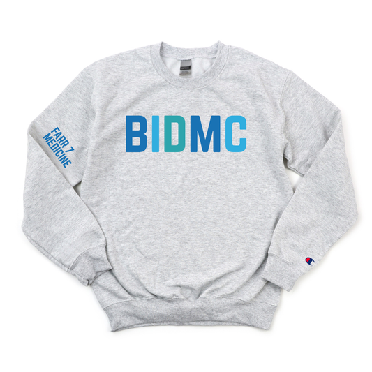 MULTICOLOR BLUE  BIDMC FARR 7 MEDICINE CHAMPION CREWNECK