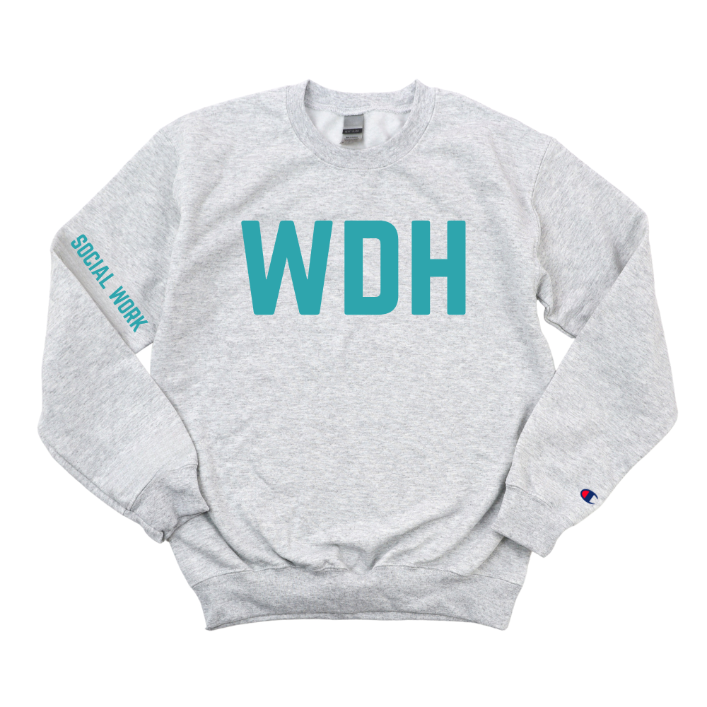 WDH SOCIAL WORK CHAMPION CREWNECK