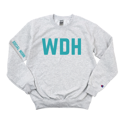 WDH SOCIAL WORK CHAMPION CREWNECK