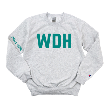 WDH SOCIAL WORK CHAMPION CREWNECK