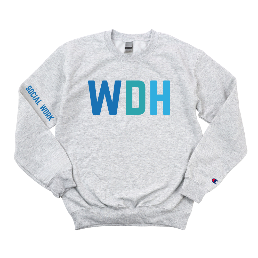 WDH SOCIAL WORK CHAMPION CREWNECK