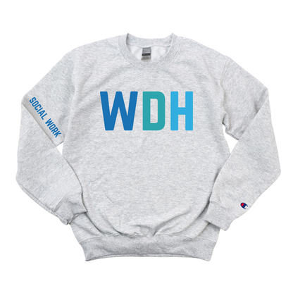 WDH SOCIAL WORK CHAMPION CREWNECK