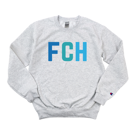 MULTICOLOR BLUE FCH CHAMPION CREWNECK