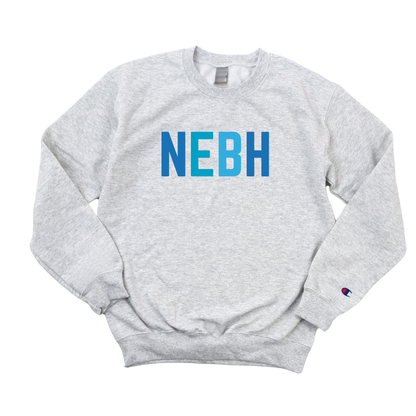MULTICOLOR BLUE NEBH CHAMPION CREWNECK