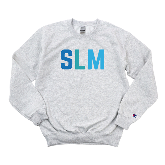 MULTICOLOR BLUE SLM CHAMPION CREWNECK