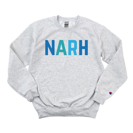 MULTICOLOR BLUE NARH CHAMPION CREWNECK