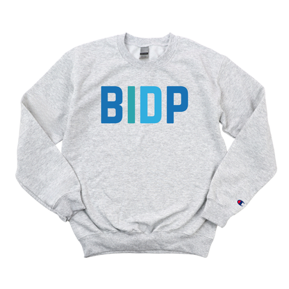 MULTICOLOR BLUE BIDP CHAMPION CREWNECK