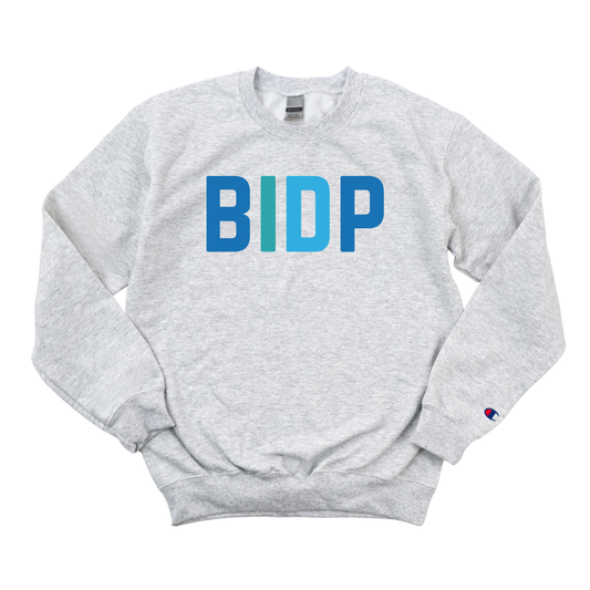 MULTICOLOR BLUE BIDP CHAMPION CREWNECK