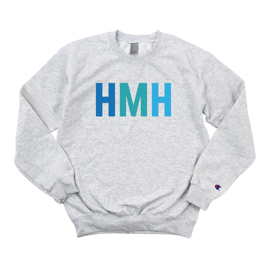 MULTICOLOR BLUE HMH CHAMPION CREWNECK