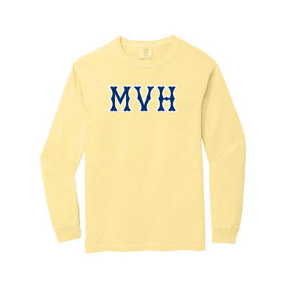 MVH NAVY SOX LETTERS LONG SLEEVE