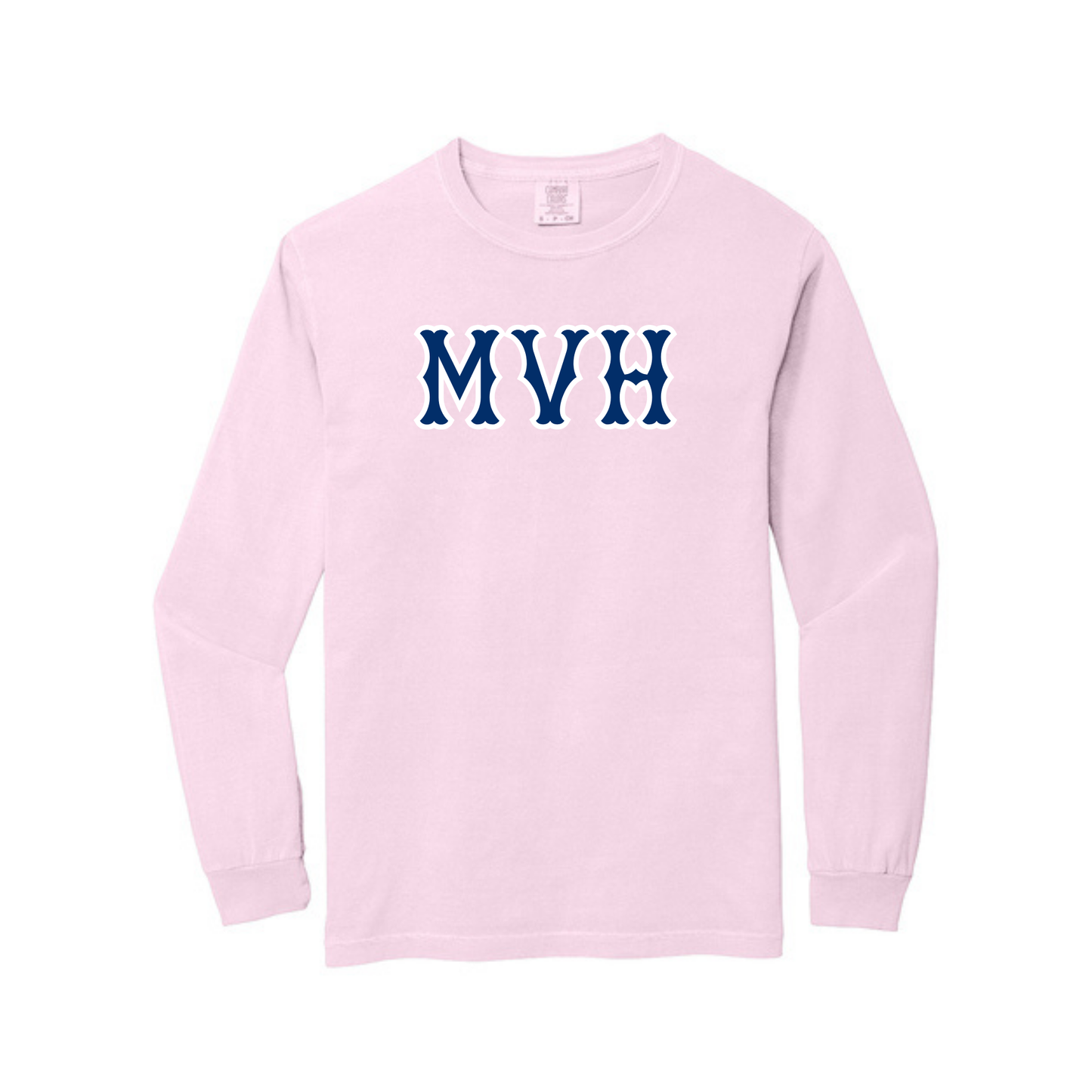 MVH NAVY SOX LETTERS LONG SLEEVE