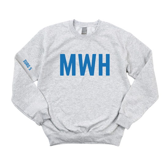 ROYAL BLUE MWH SURG 5 CHAMPION CREWNECK