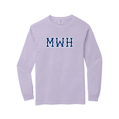 MWH NAVY SOX LETTERS LONG SLEEVE