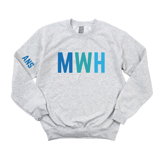 MULTICOLOR BLUE MWH ANS CHAMPION CREWNECK