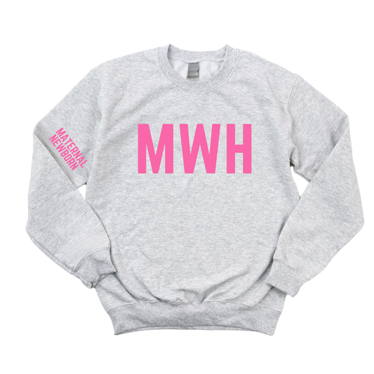 PINK MWH MATERNAL NEWBORN CHAMPION CREWNECK