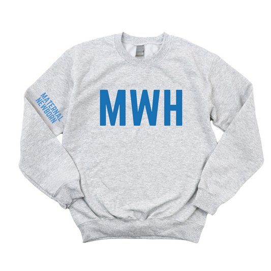 ROYAL BLUE MWH MATERNAL NEWBORN CHAMPION CREWNECK GROUP ORDER ENDS 9/22 (Copy)