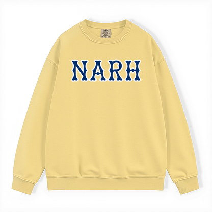NARH NAVY SOX LETTERS CREWNECK