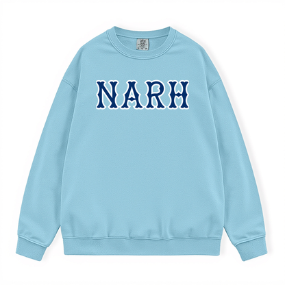 NARH NAVY SOX LETTERS CREWNECK