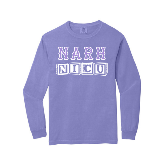 NARH BLOCK LETTERS NICU LONG SLEEVE