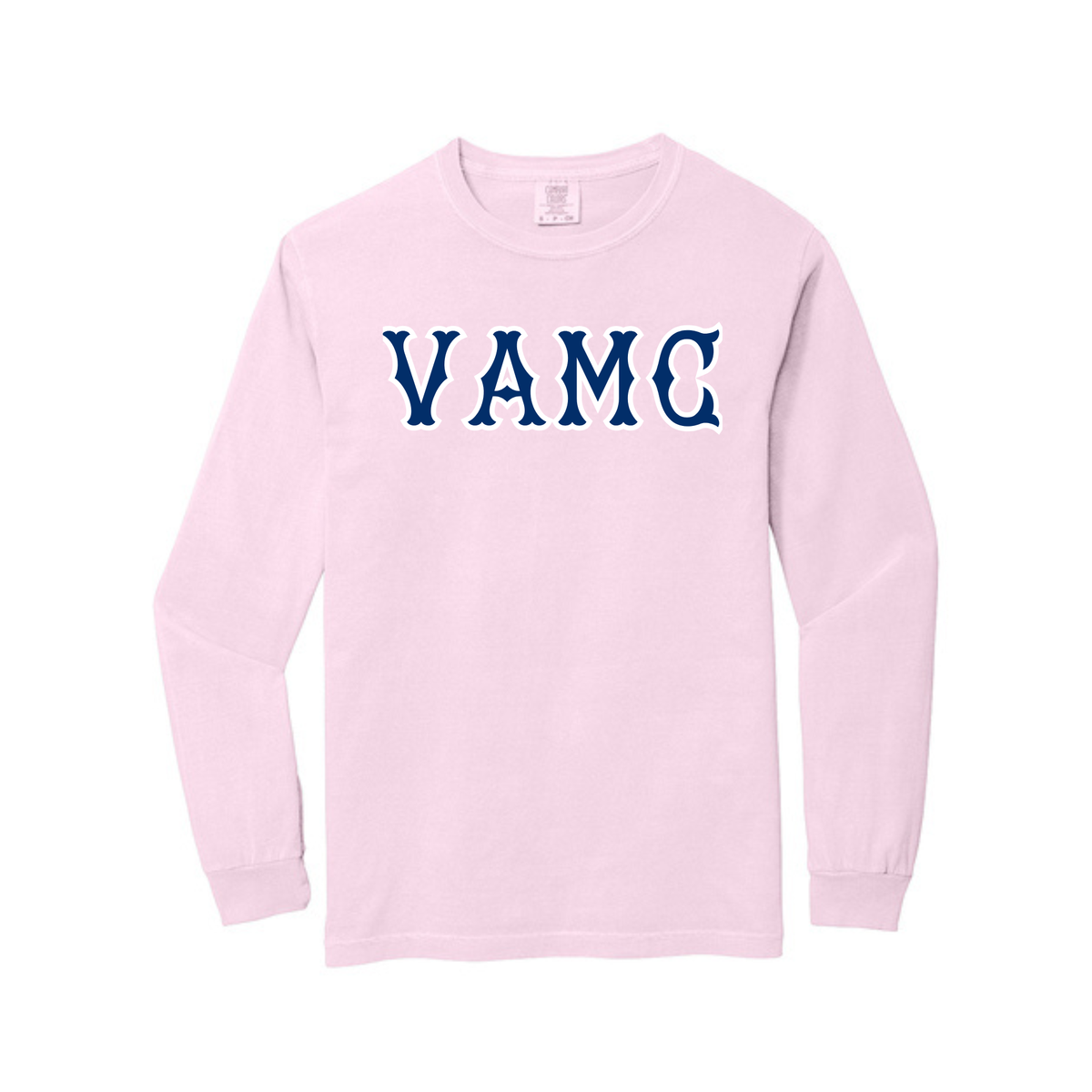 VAMC NAVY SOX LETTERS LONG SLEEVE
