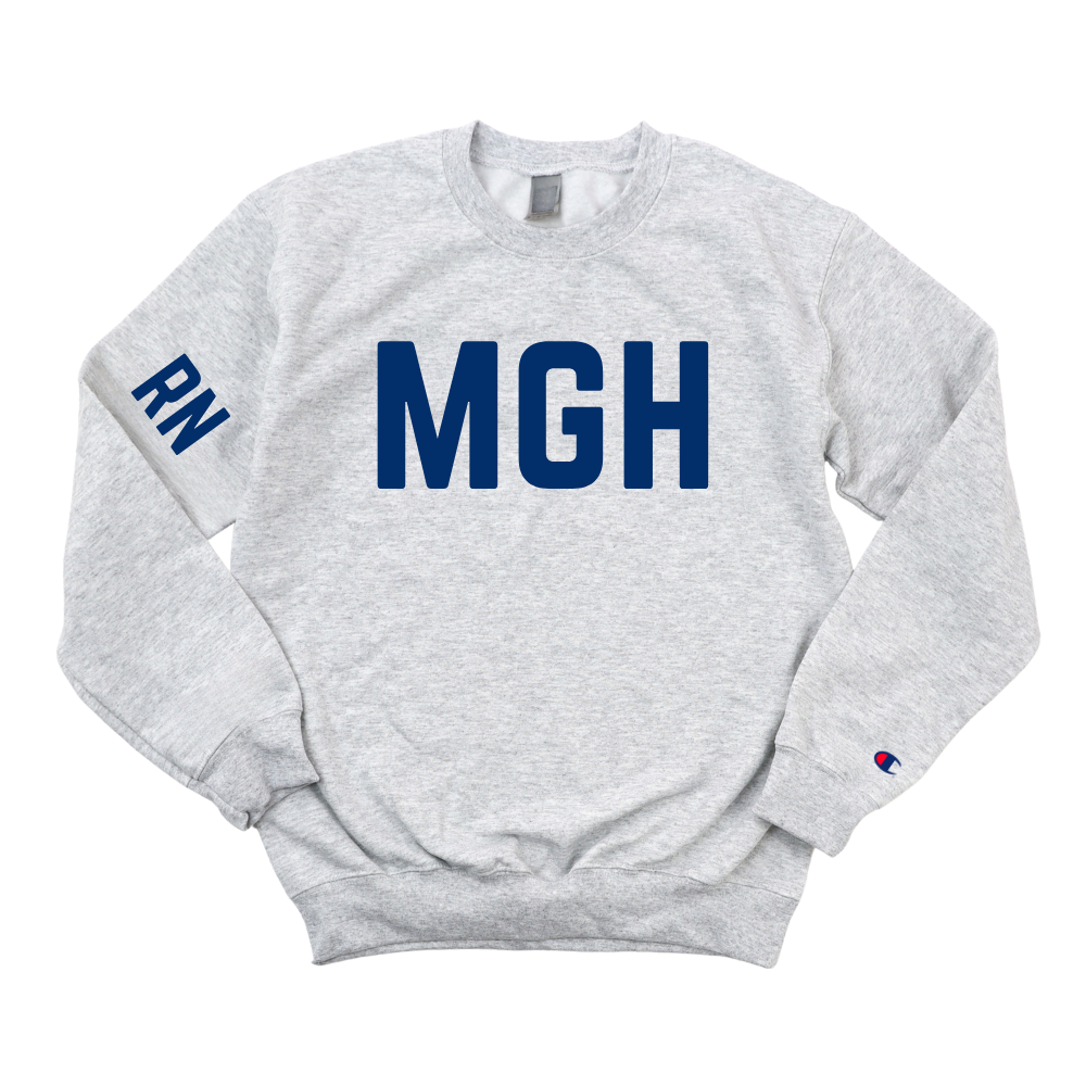 NAVY MGH RN - RN CHAMPION CREWNECK