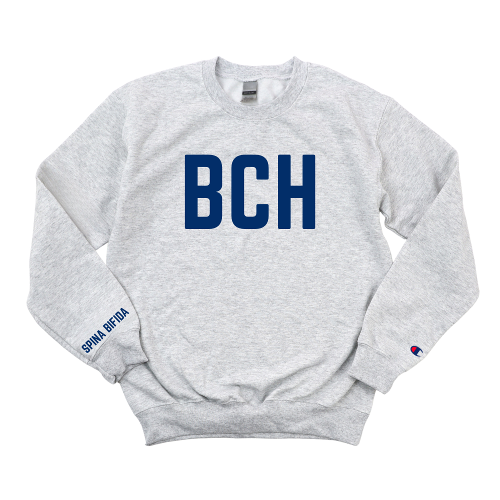 BCH SPINA BIFIDA CHAMPION CREWNECK