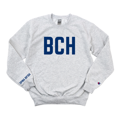 BCH SPINA BIFIDA CHAMPION CREWNECK