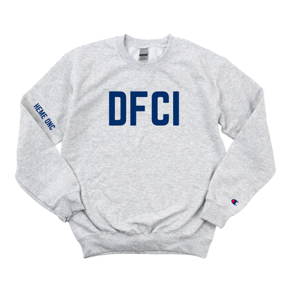 NAVY BLUE DFCI HEME ONC CHAMPION CREWNECK
