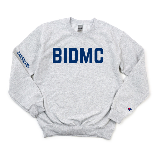 NAVY BLUE BIDMC MA CARDIOLOGY CHAMPION CREWNECK