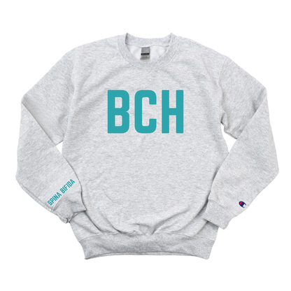 BCH SPINA BIFIDA CHAMPION CREWNECK