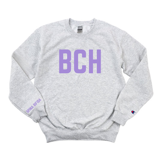 BCH SPINA BIFIDA CHAMPION CREWNECK