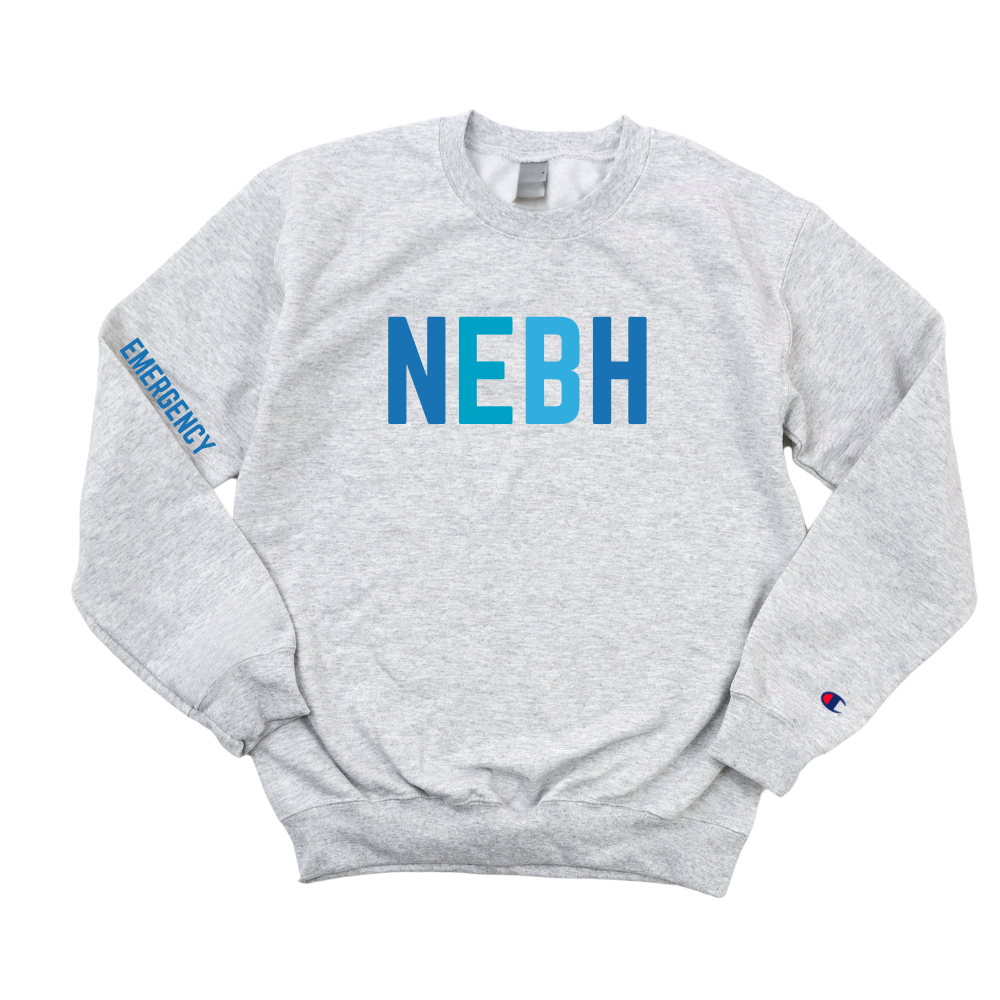 NEBH RN - EMERGENCY CHAMPION CREWNECK -  CLEARANCE