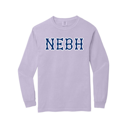 NEBH NAVY SOX LETTERS LONG SLEEVE