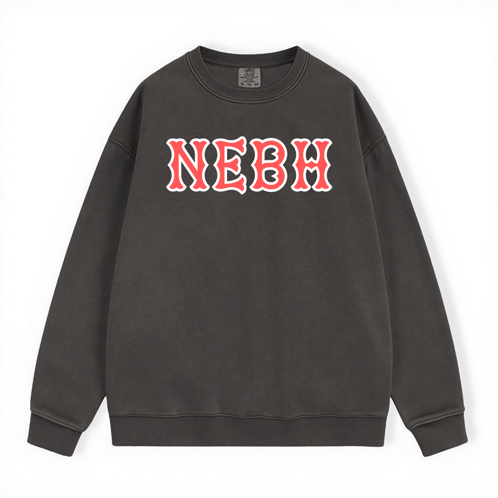 NEBH SOX LETTERS CREWNECK