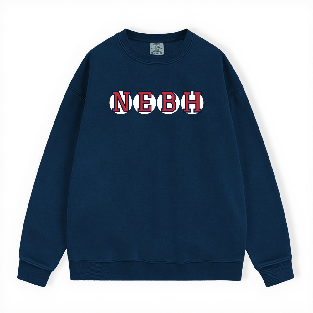 NEBH RETIRED SOX LETTERS CREWNECK